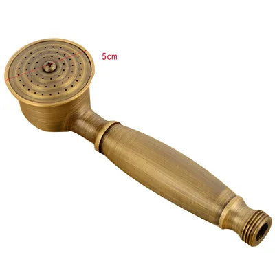 Bathroom Accessories Rose Gold Hand Shower Head High Pressure  Antique Water Output Antique Hand Shower Nozzle Water