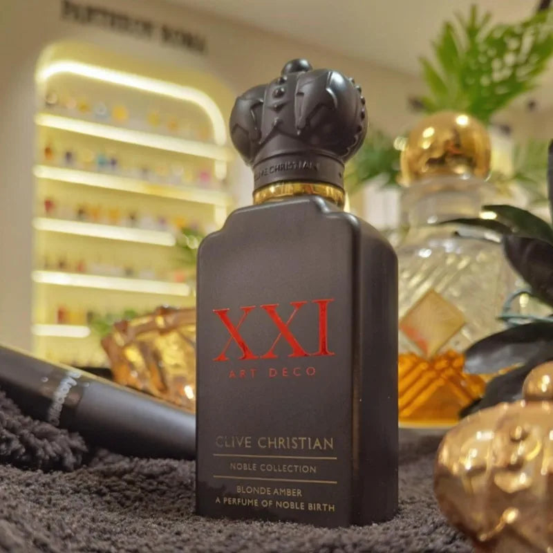 Clive Christian Unisex Perfume 50ml Long Lasting Blonde Amber Fresh Fragrance Jasmine Rose Sandalwood Amber Musk Elegant Scent