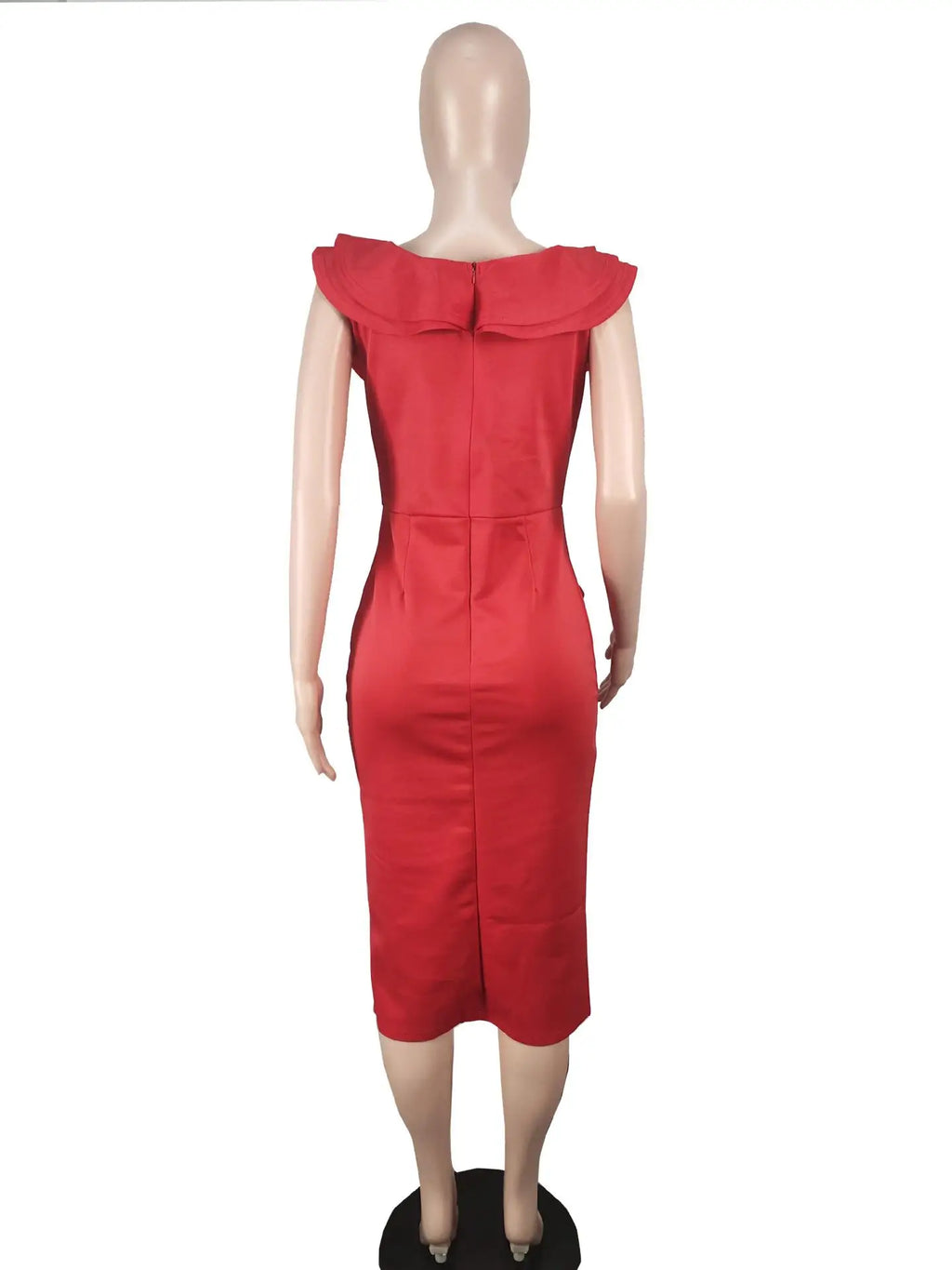 Summer Women's Pure Color Short Sleeve Long Dress Cleanfit Loose Waist Polyester Cotton Blend Regular Sleeve Basic Style