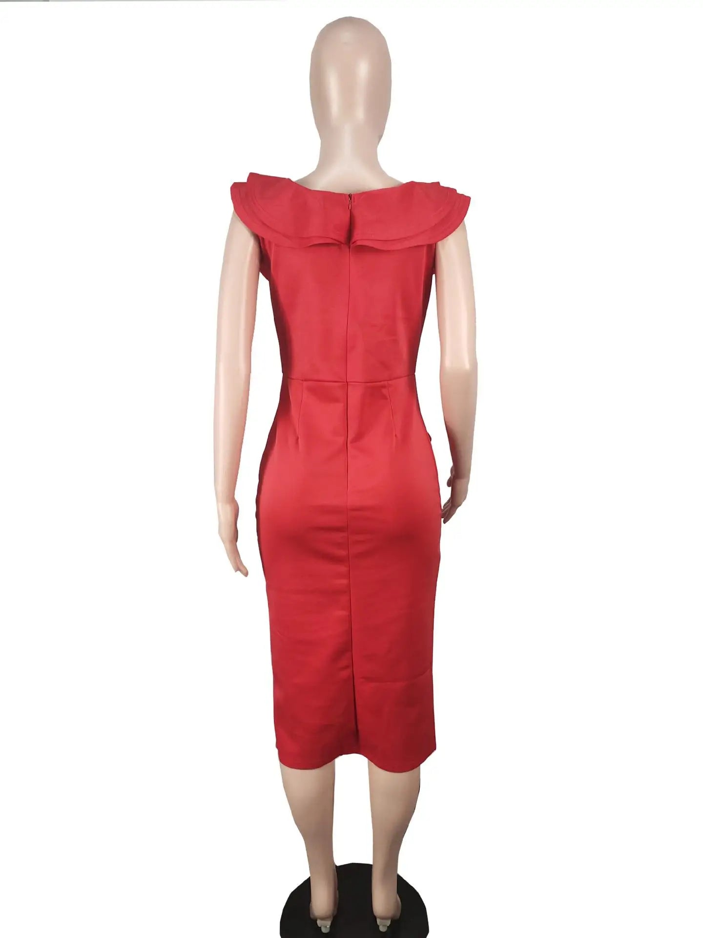 Summer Women's Pure Color Short Sleeve Long Dress Cleanfit Loose Waist Polyester Cotton Blend Regular Sleeve Basic Style