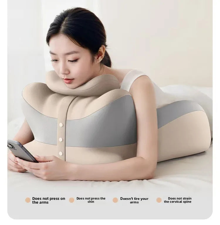 Multifunctional Memory Foam Pillow for Prone Rest, Couple Positioning Support Cushion, Bedroom Buttock Lift Pillow