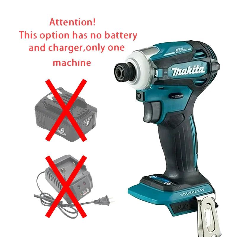 2026 Makita DTD172 Cordless Impact Driver 18V LXT Brushless Motor 180 N·M Electric Drill for Wood & Bolt T-Mode