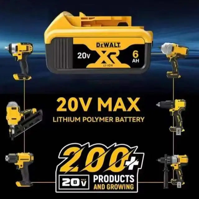 Original DeWalt 6.0Ah/5.0Ah 20V Battery Replaceable DCB184 DCB200 DCF892 DCF845 DCF850 DCF911 DCD800 DCD805 Tools Battery