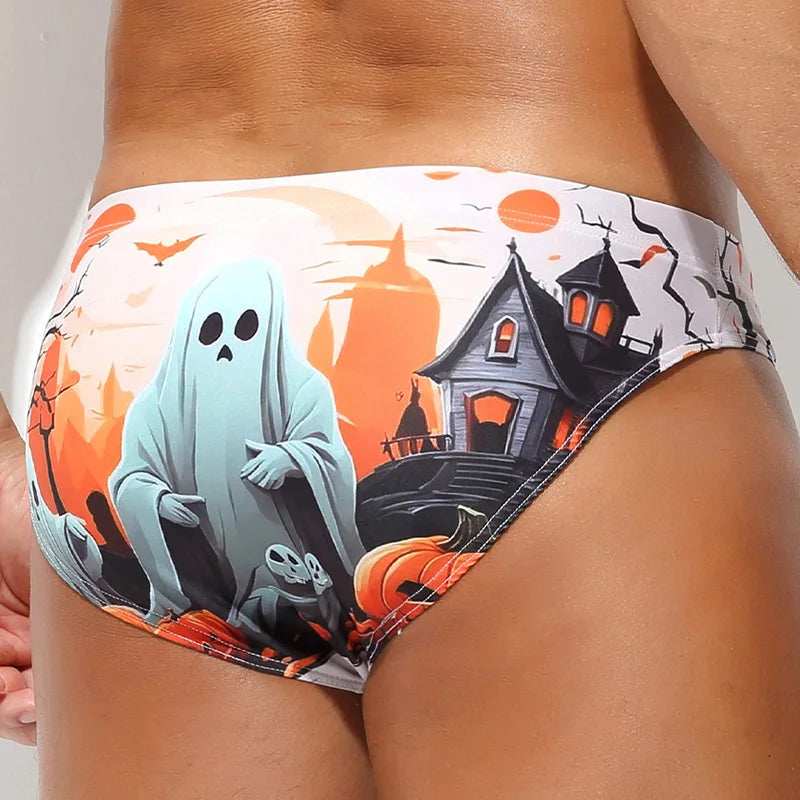 Men's Sexy Bikini Swimsuit Beach Underwear Board Shorts Surfing Man Bathing Briefs Breathable Stretch Underpants