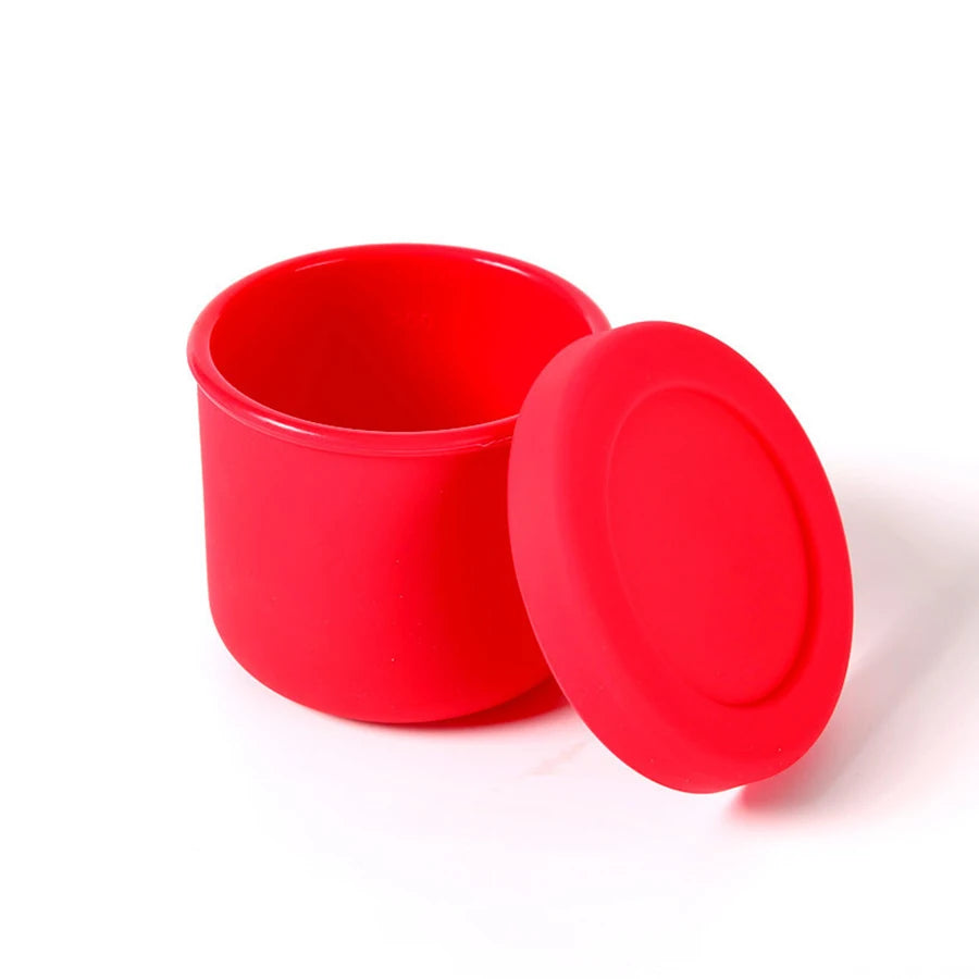 Food-Grade Silicone Lunch Box Microwave Heating Preservation Box Storage Box Sealed Lunch Box Food Preservation Box