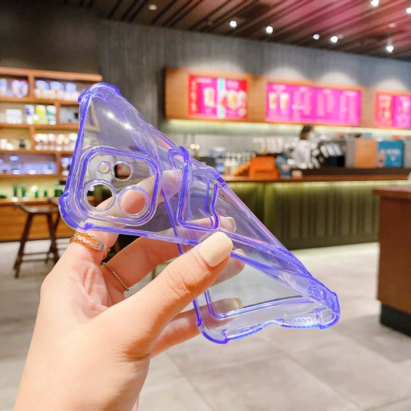 Transparent Case For iPhone 17 Pro Max Cases iPhone 18 Pro Max 16 15 13 14 12 11 6 7 8 Plus Cover Soft Wallet Pocket Card Holder