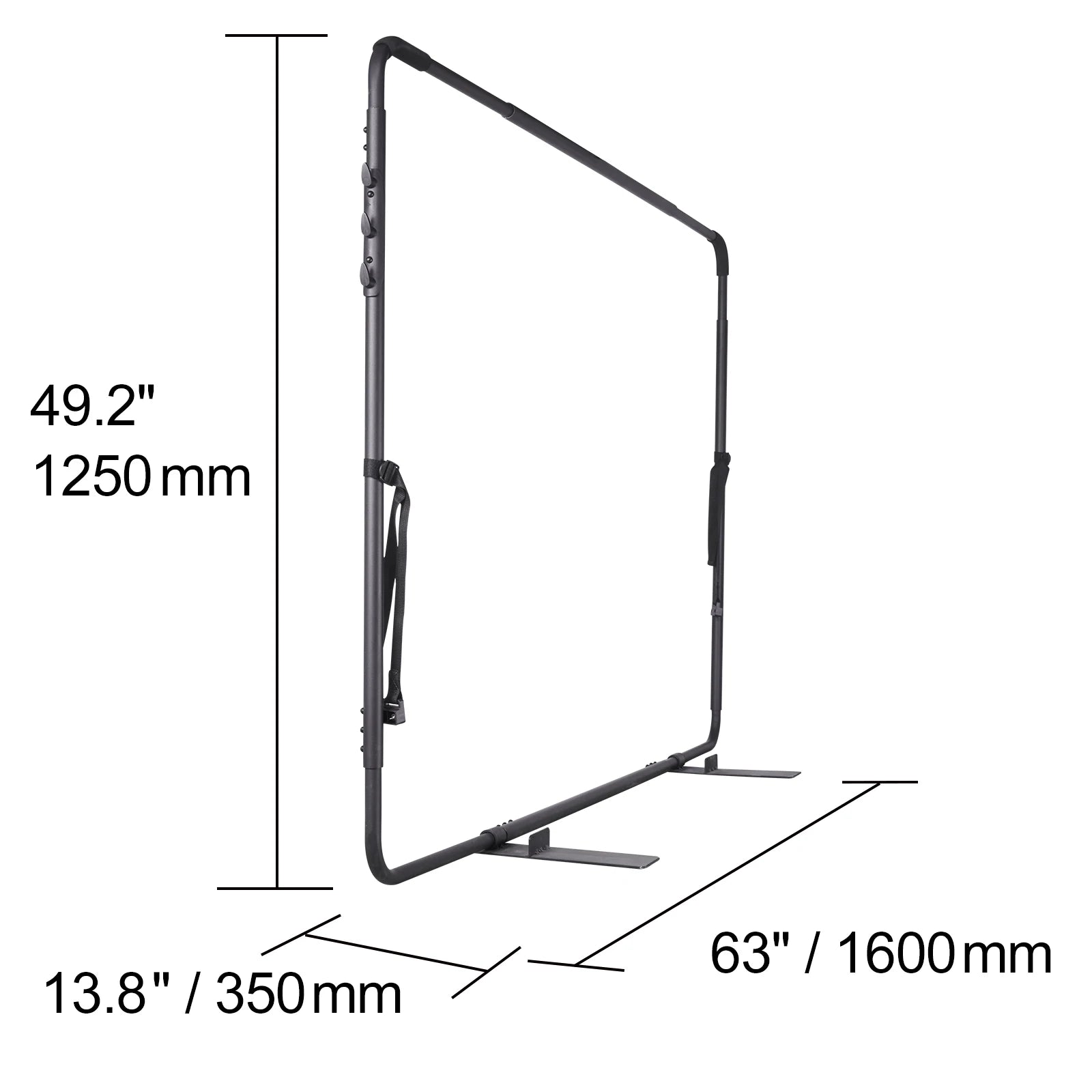 SucceBuy Hot Tub Cover Lift Spa Cover Lift Height 31.5"-41.3" Width 57"-92.5" Adjustable Installed Underneath Both Side Suitable