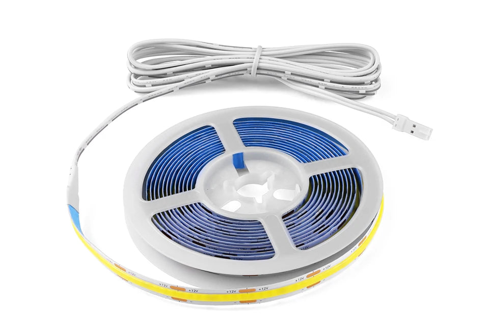 DC12V DuPont LED Light Cob Strips 1m -5m with 2M Cable Wire Under Cabinet Light for Centralized Control Lamp Kitchen Lighting