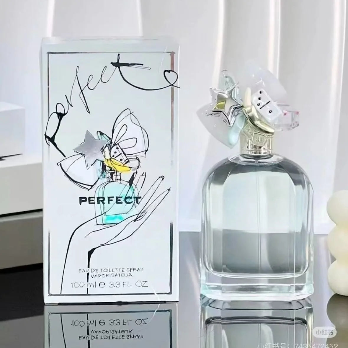 100ML Luxurious alluring perfume Natural and fresh floral scent Radiating a gentle and sweet aura Romantic date essentials