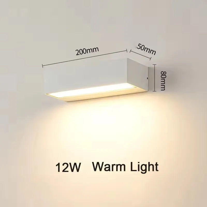 Outdoor Wall Light External Sconce Lamps House Decor Lighting Fixture for Balcony Porch Yard Garden Gate Waterproof IP65