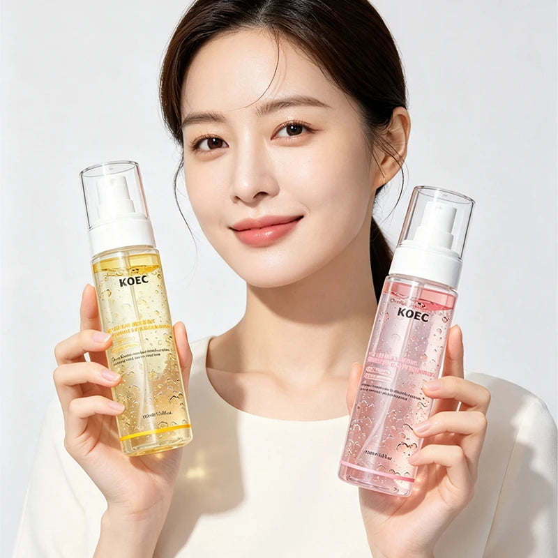 PDRN Kojic Acid Turmeric Serum Mist 100ml Rice Hyaluronic Acid Hydrate Refreshing Face Toner Deep Nourish Daily Pre-makeup Spray