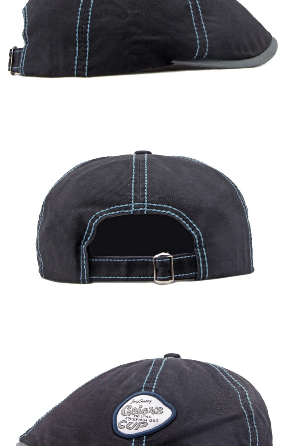 HT4661 Beret Cap Men Women New Spring Summer Sun Hat Octagonal Cap Vintage Beret Hat Adjustable Ivy Flat Cap Male Female Berets