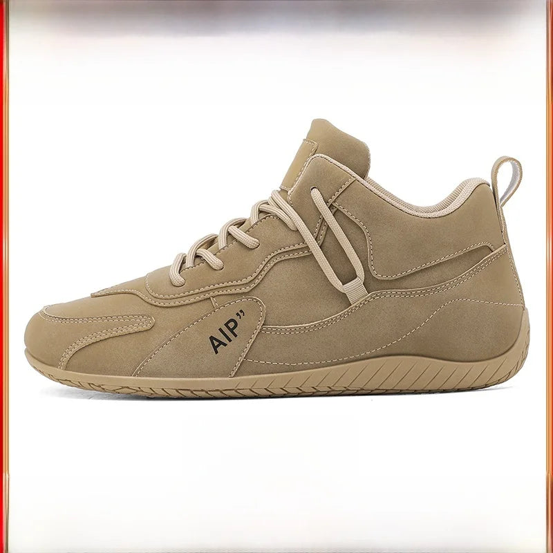 Casual Sport Shoes for Men Retro Leather Surface Soft Bottom Versatile Leisure Board Shoes Autumn Trend Brand Agan Men's Foot...