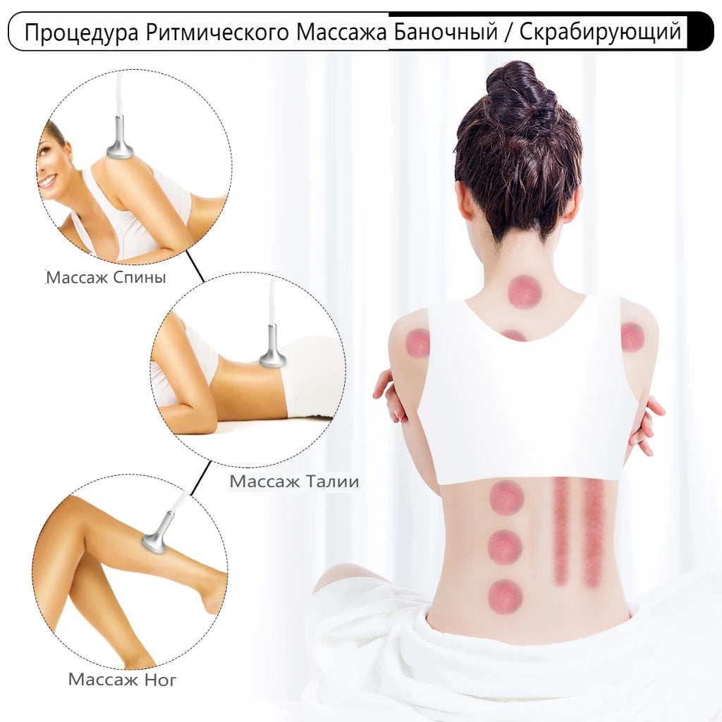 AOKO Vacuum Massage Face Lifting Beauty Machine Breast Enlargement Machine Pump Cup Massager Body Shaping Butt Lifting Device