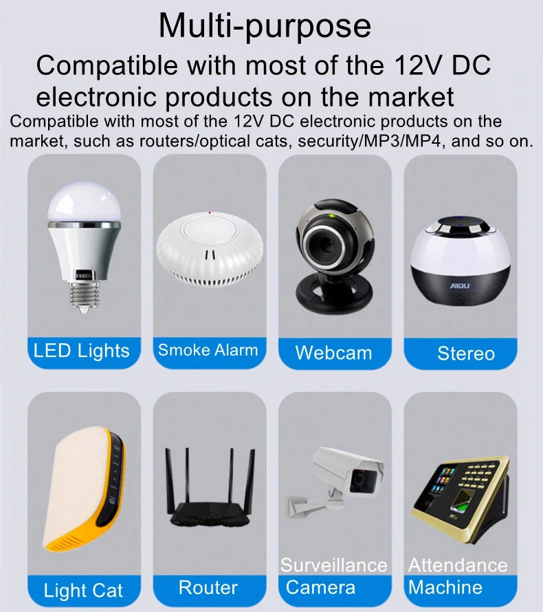 60W uninterruptible power supply miniups computer all-in-one DC backup power optical cat camera