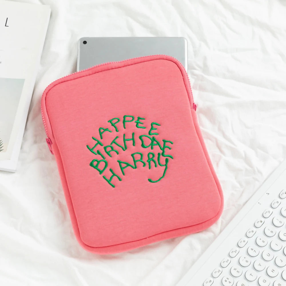 Pink Laptop Case Laptop Sleeve for MacBook Air/Pro 13-15.6Inch for Xiaomi/Dell,Cute Shockproof Tablet Sleeve IPad Case 9-11 Inch