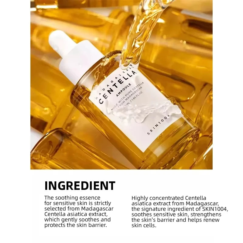 SKIN1004 Madagascar Centella Ampoule Korean Face Serum Centella Asiatica Hydrating Repair Soothing Sensitive Skin Essence Liquid