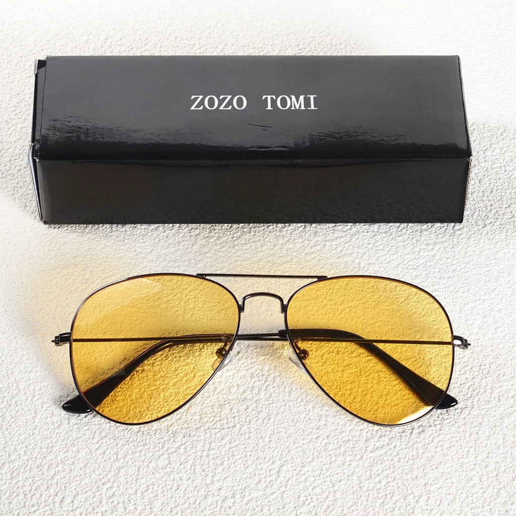 Classic Pilot Photochromic Progressive Multifocal Reading Glasses Men Women Metal Frame Anti Blue Light Presbyopia Eyeglasses