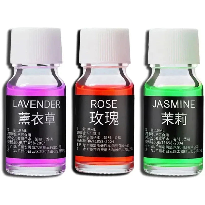 10ml Car Perfume Refill Air Freshener Natural Plant Essential Oil Aroma Diffuser Fragrance Humidifier Essential Oil Freshener