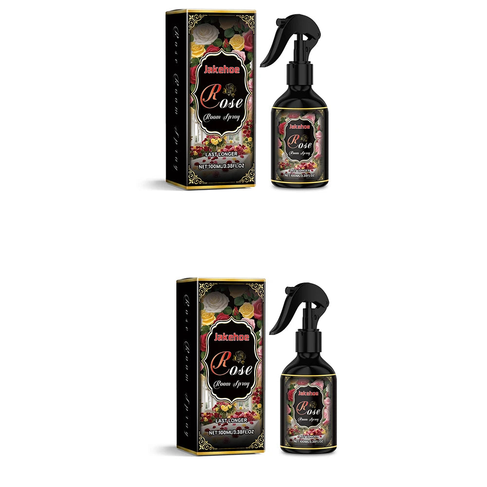 Rose Scent Indoor Spray, Long-Lasting Fragrance Room Spray, Odor Eliminating Air Freshener for Refreshing Pleasant Mood