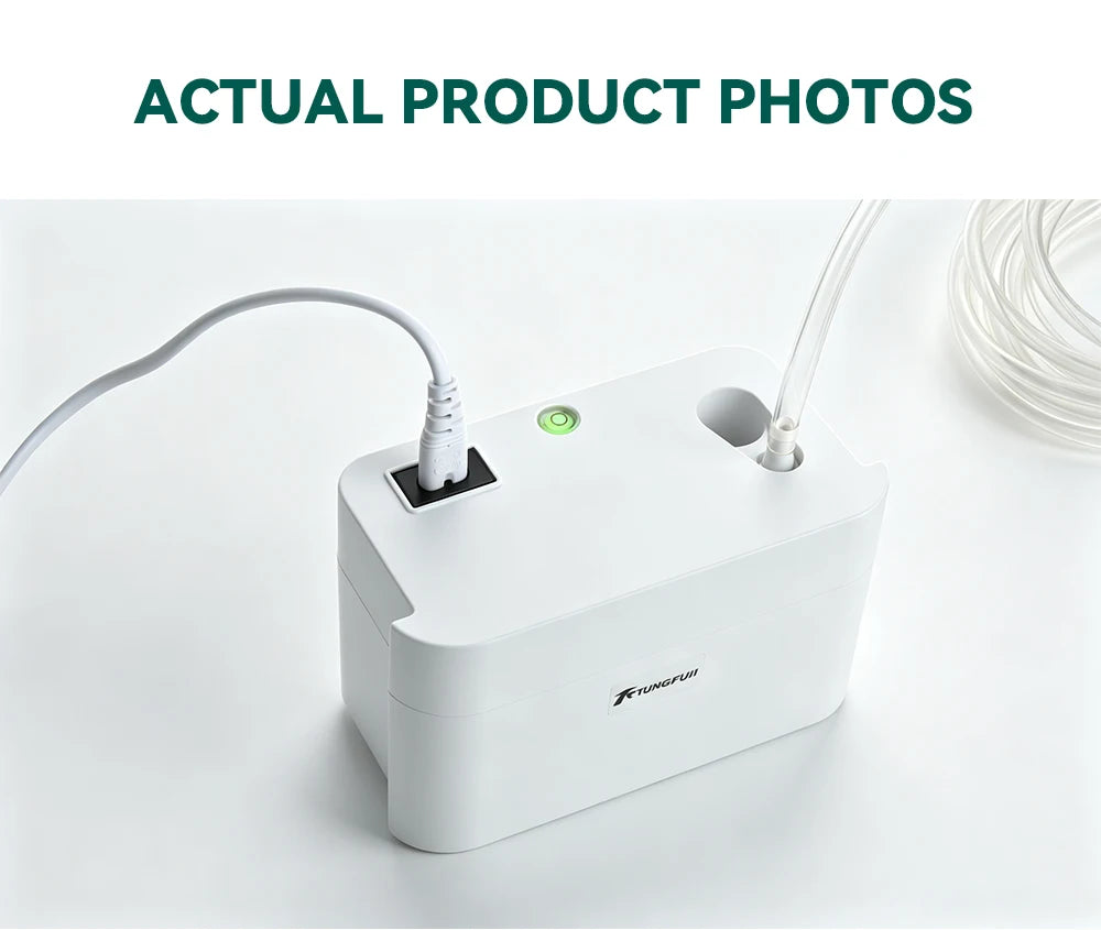 TUNGFULL 220V Air Conditioning Condensate Drain Pump Automatic 1‑3P/1‑5P Air Conditioner Pump With 5M Water Hose