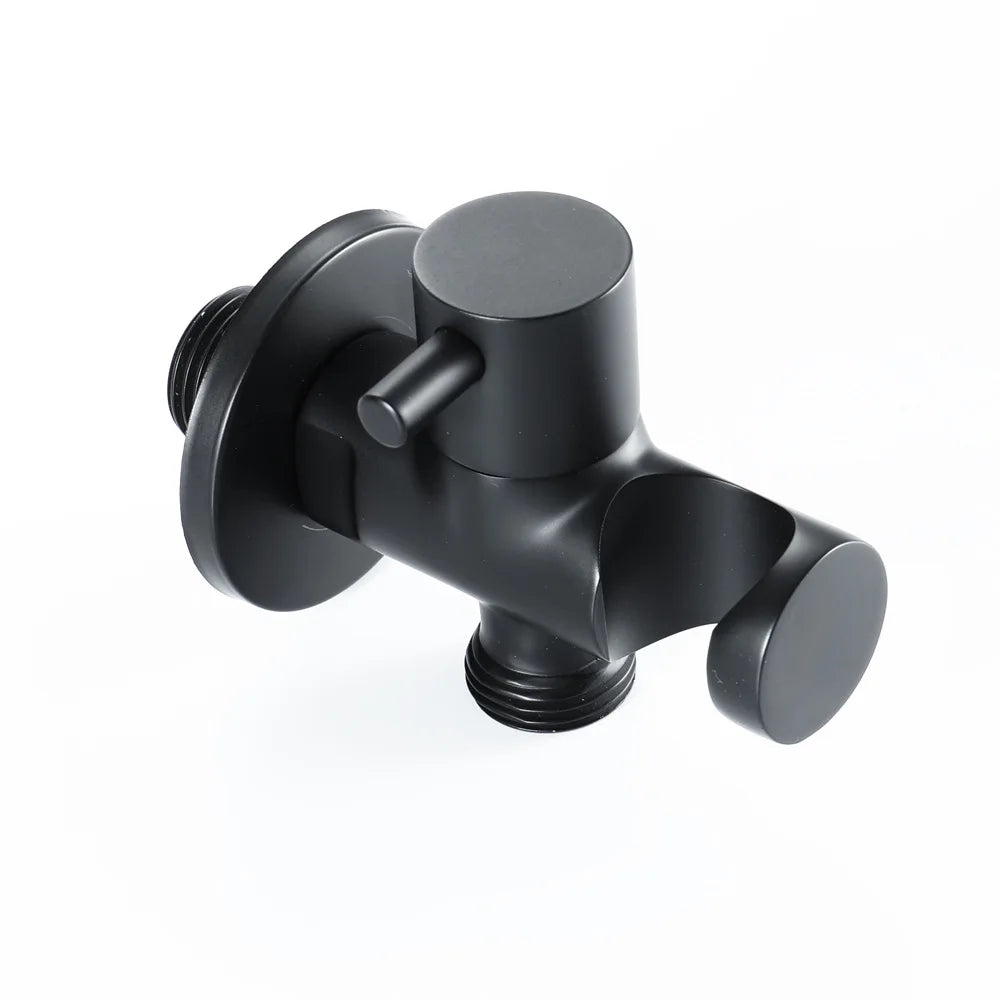 Brass Handheld Toilet Bidet Sprayer Set Accessories Black Bidet Faucet for Bathroom Sprayer Shower Head Self Cleaning White