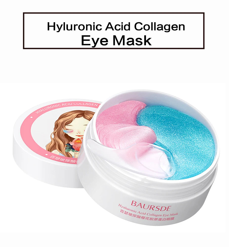 60 Pieces (30 Pairs) of Hydrating Eye Masks, Nourishing and Moisturizing the Skin Around the Eyes, Making the Skin Around the Eyes Smooth and Soft, Exquisite Eye Masks with a Two-Tone Design