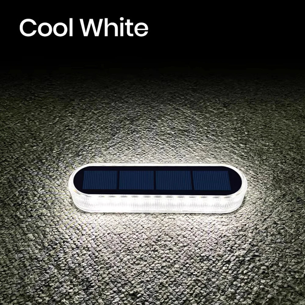 Solar Deck Light Solar Ground Light Outdoor Pathway Stair Lamp Railing Fence Yard IP68 Waterproof Driveway Solar Light