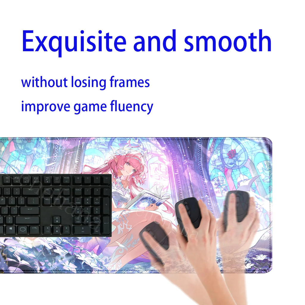 Mouse Pad Honkai Star Rail Cyrene HD printing Pretty Gaming Lock Edge Large Rubber Anime kawaii Mousepad Laptop offices Desk Mat