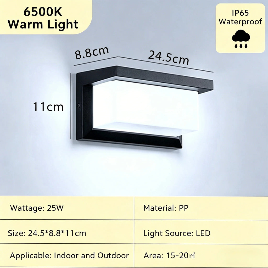 Outdoor LED Wall Lamp Waterproof Exterior Wall Light For Porch Garage Garden Courtyard Villa Indoor Wall Lamp Light 110V 220V