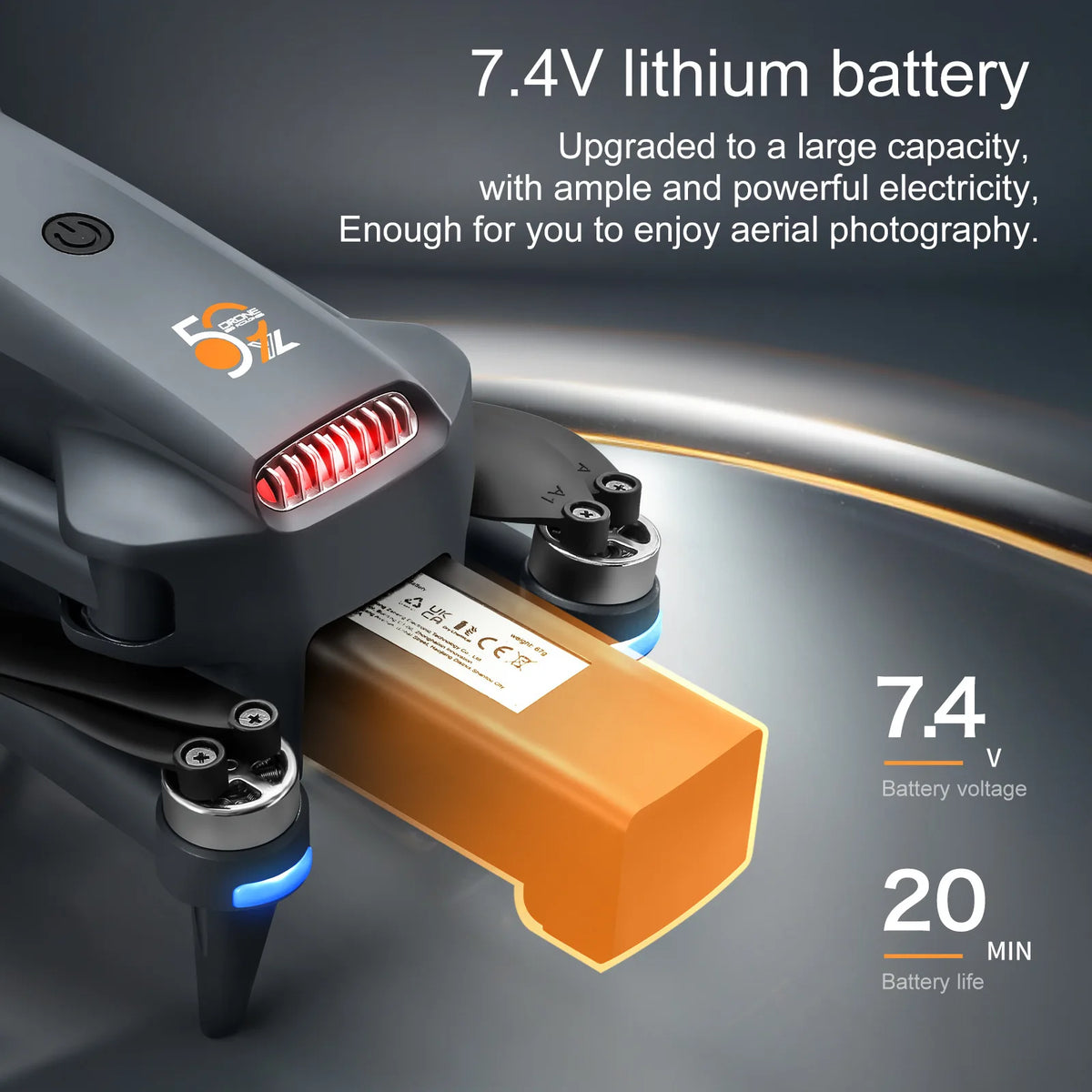 YLRC YL059 RC Drone Airdrop GPS WIFI FPV 180° ESC 4K Dual Camera Smart Follow Obstacle Avoidance Quadcopter 4.5" Screen