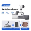 Outdoor portable electric pump shower camping electric shower dormitory bath artifact