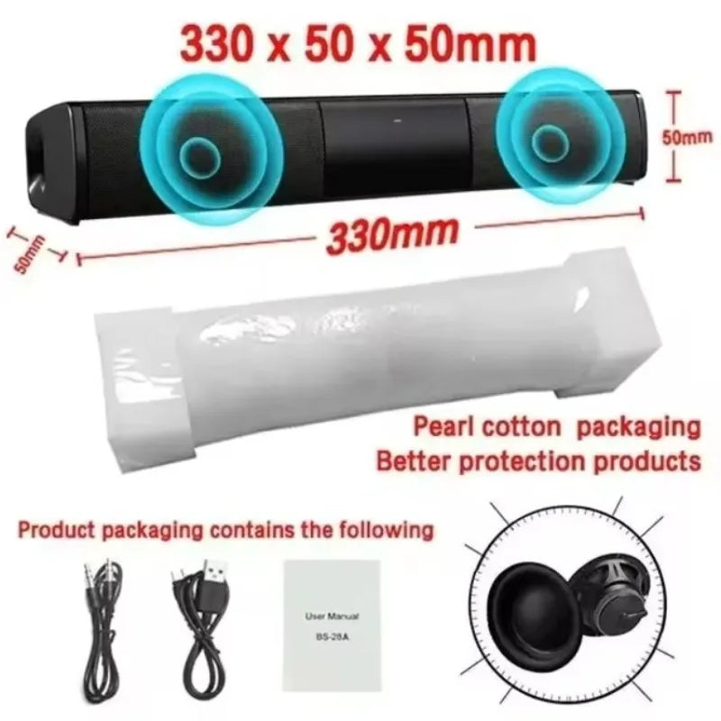 Home Theater Sound System Bluetooth Speaker Computer Speakers For TV Soundbar Box Subwoofer Radio Music Center Boom Box Column