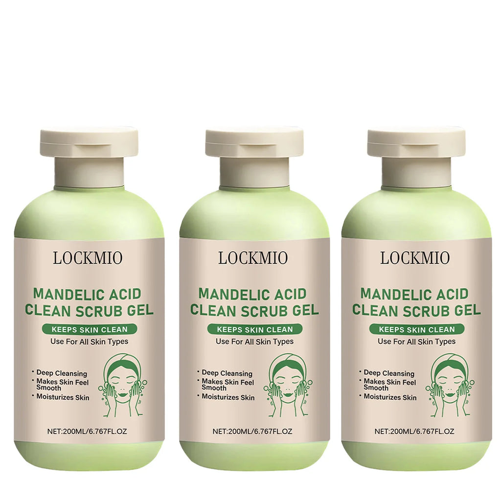 Gentle Exfoliator Dead Smooth Skin Care Product Deep Clean Scrub Improve Facial Texture Appearance Mandelic Acid Clean Scrub Gel