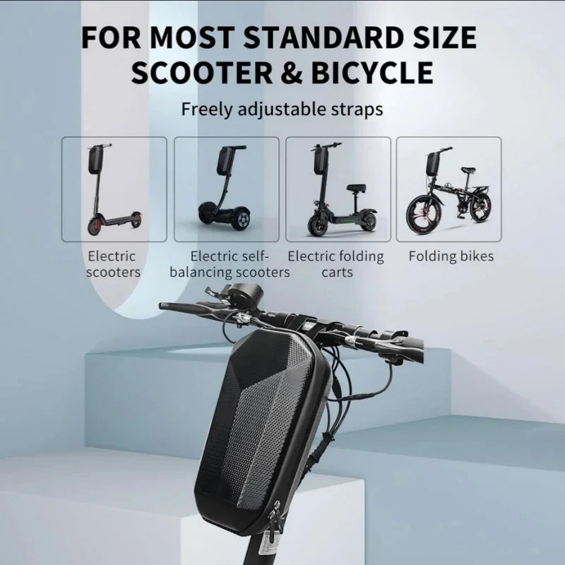 Electric Scooter Front Bag Waterproof EVA Hard Shell Bags Reflective Handlebar Hanging Bag Storage Accessories for Xiaomi M365