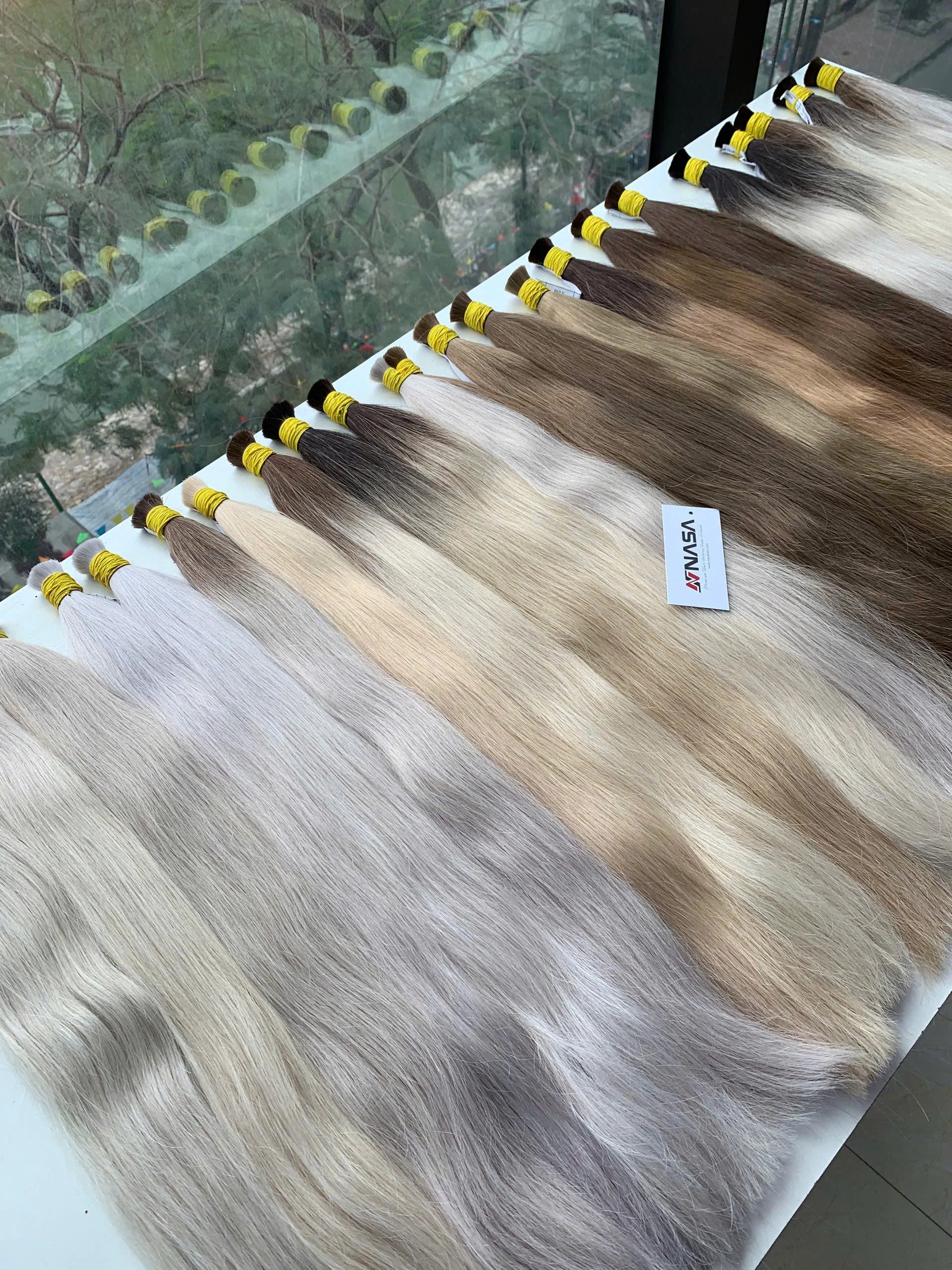 Super Double Drawn Blend Hair Weft NS38-07