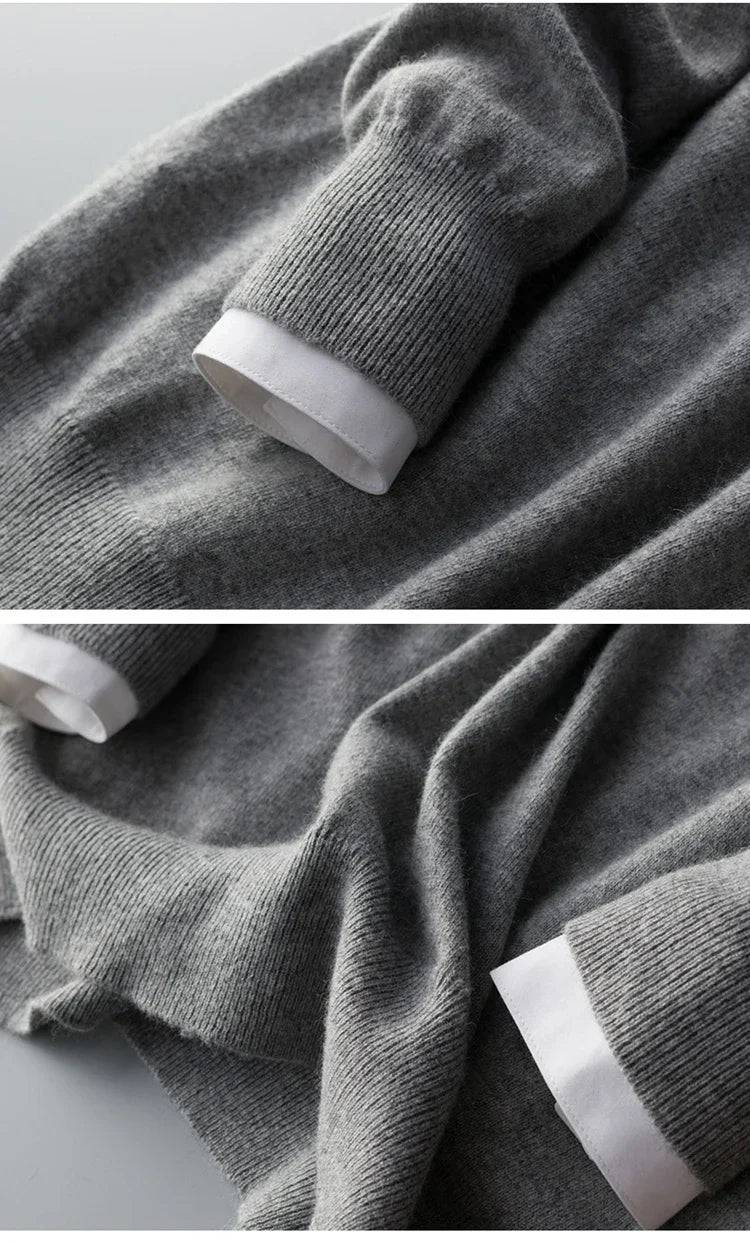 Cashmere Cashmere Sweater Men 2025 Autumn Winter Jersey Jumper Robe Hombre Pull Homme Hiver Pullover Men O-neck Knitted Sweaters