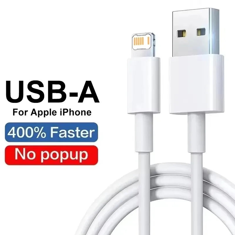 35W PD Fast Charging USB Cable for iPhone 14/13/12/11 pro XS Max/XR/X Rapid Charge USB-C to Lightning Cable in Multiple Lengths