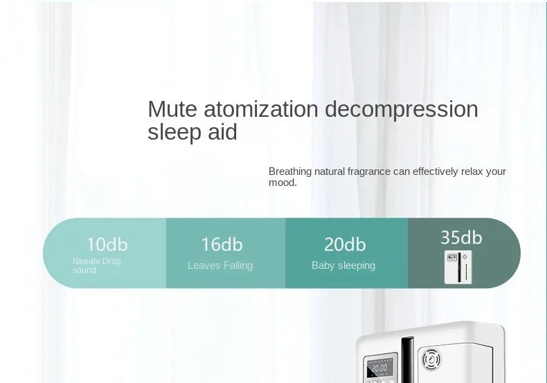 300m³ Aromatherapy Dispenser Hotel Commercial Dispenser Mall Automatic Aroma Essential Oil Diffuser Home Fragrance Air Purifier