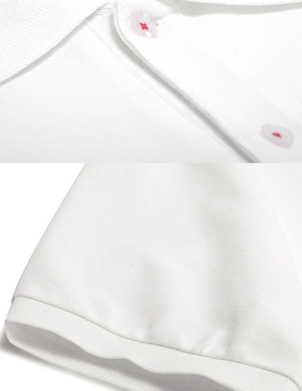 Embroidery Mens Polo Shirt Cotton Mens Casual Short Sleeve Solid White Soft T-Shirts Basic Daily Men's Loose Fit Tee Shirt Tops