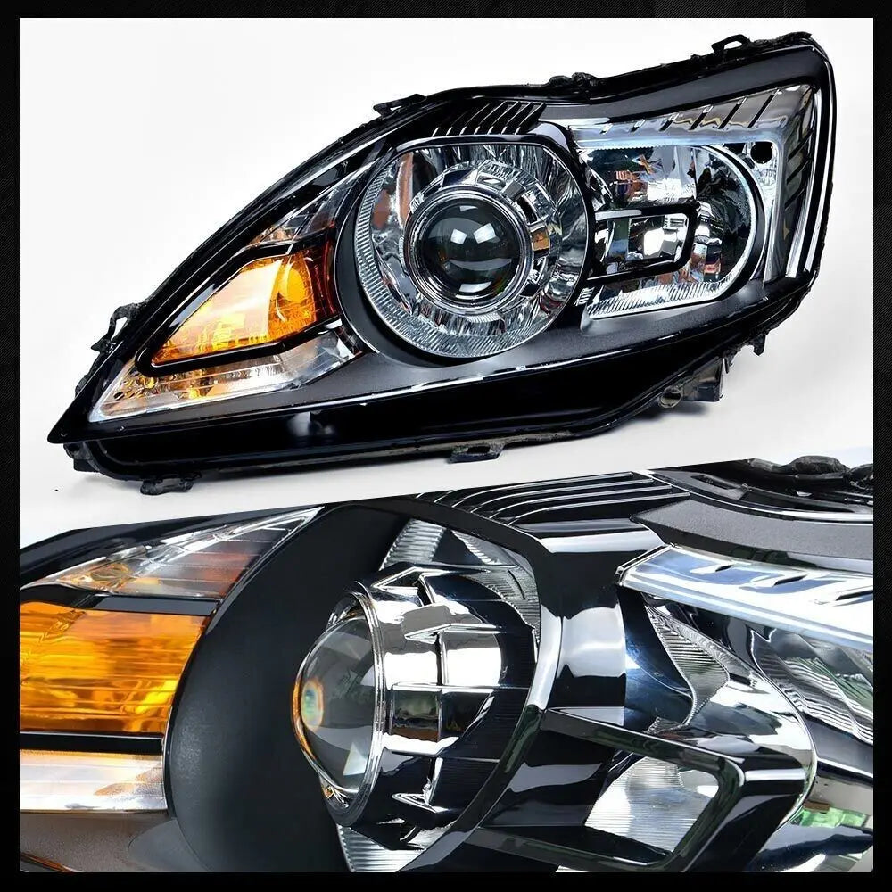 2 Pcs 2.5 inch Bi-Xenon Projector Lens H4 H7 Socket Car Headlight Lenses Use H1 HID Bulb For Retrofit Replacement Auto Headlamp