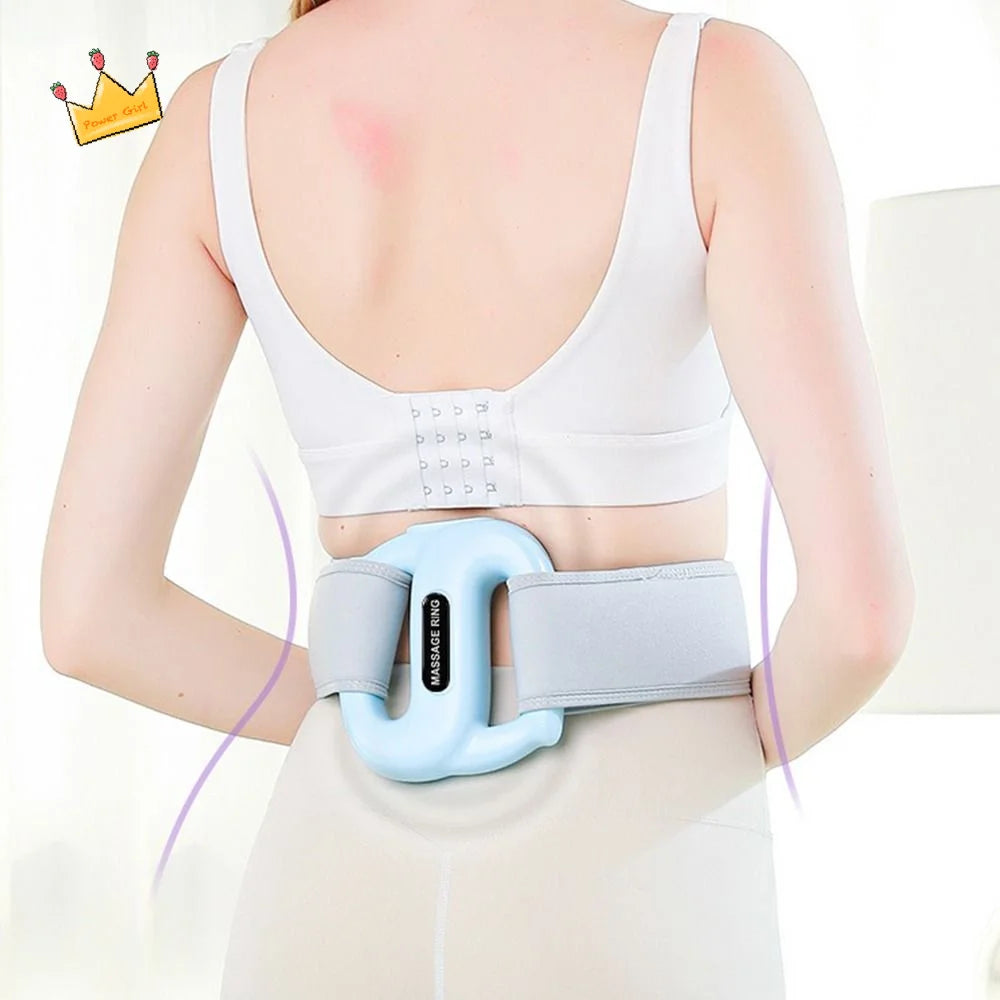 Multifunctional Fascia Massage Ring 5 Levels Vibration Electric Body Slimming Machine Fat Burning Low Noise