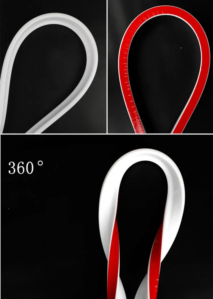 1-2M Bathroom Water Stopper Silicone Retaining Strip Water Shower Dam Flood Barrier Dry And Wet Separation Blocker Accessories