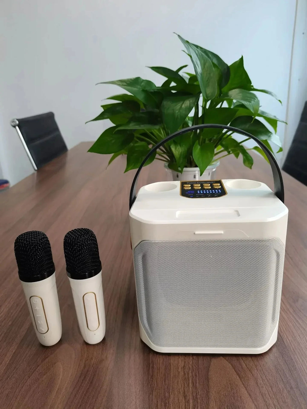 Wireless Subwoofer Portable Powerful Karaoke Bluetooth Speaker With Microphone Sound Box Music Machine High Power Caixa De Som