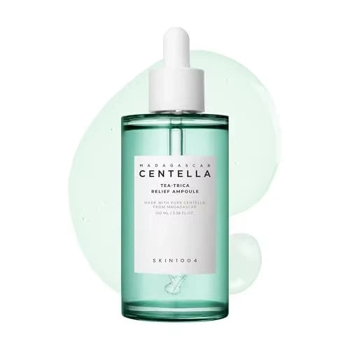 4-Piece Set SKIN1004 Madagascar Centella Ampoule Kit 30ML Soothing Calming Serum Collection for Sensitive & Acne-Prone Skin