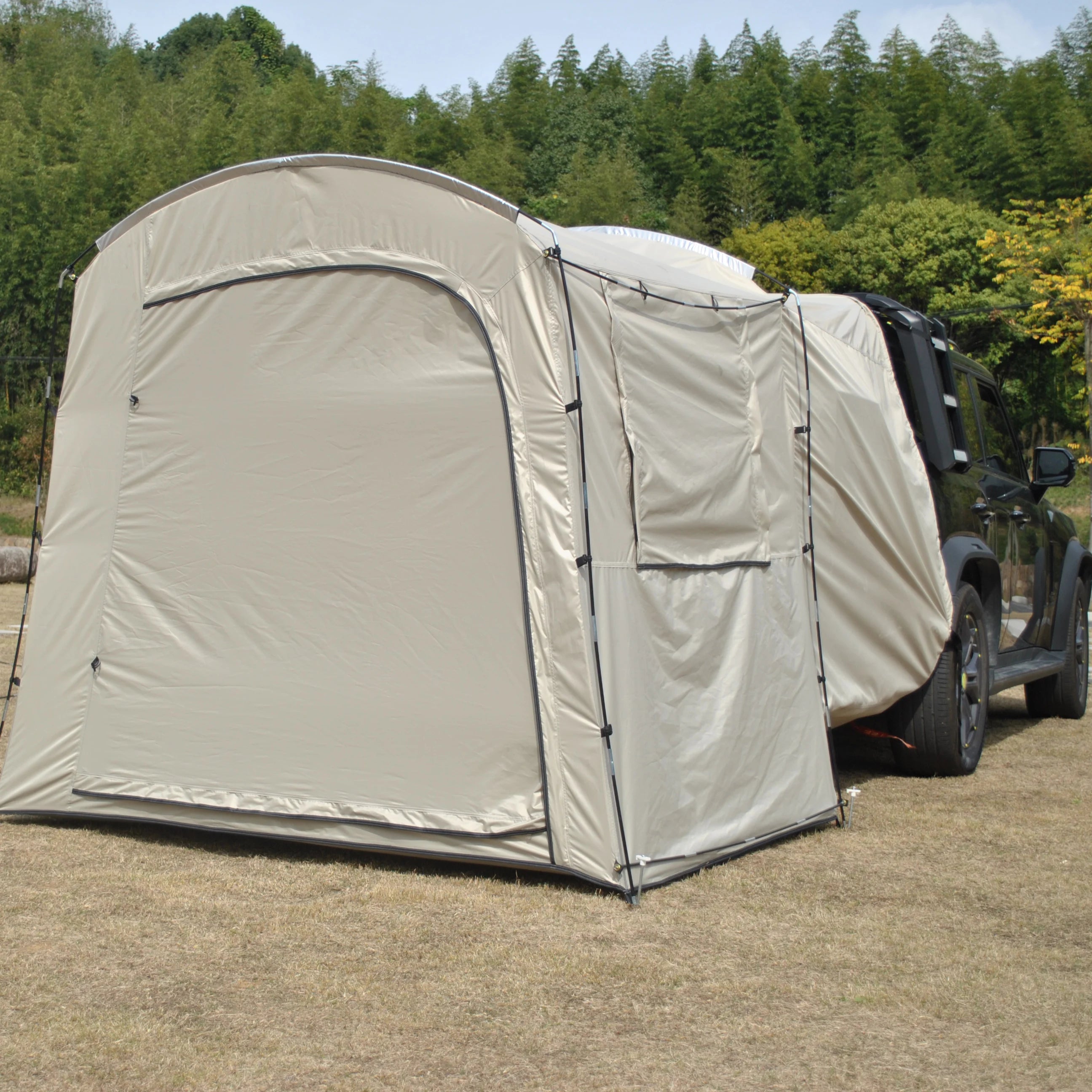 Car Rear Rest Tent Long-distance Driver's Tent 2/3 Person Car Tent, SUV Tailgate Tent, Car Hatchback Tent with Screen Window