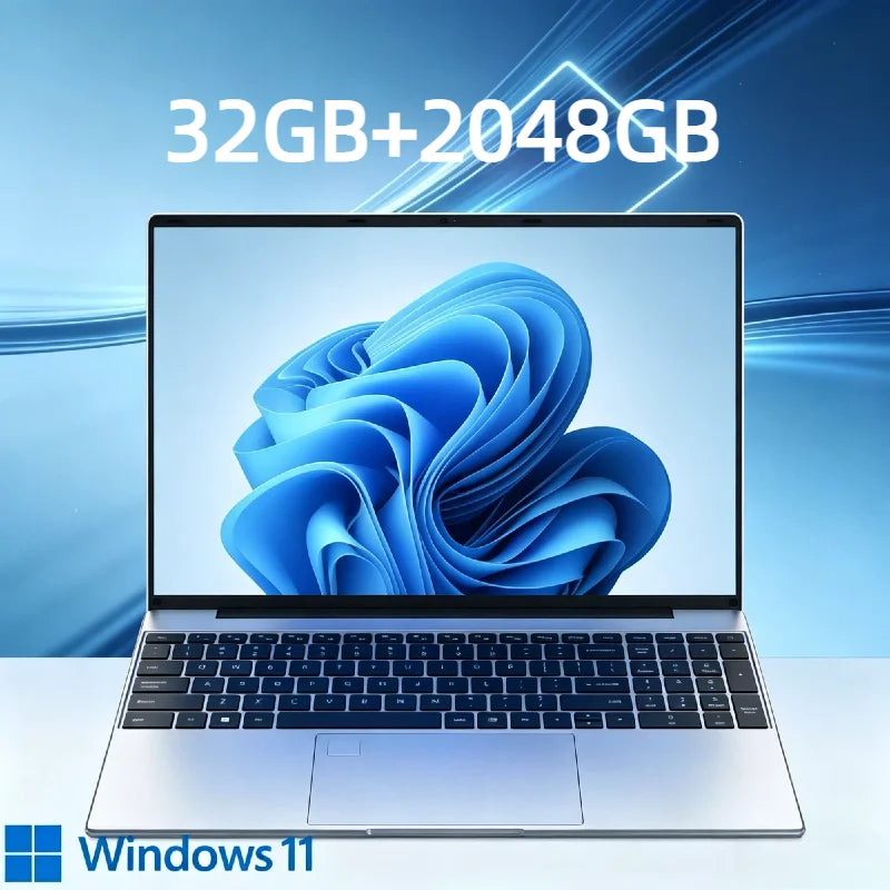 2026 15.6" Gaming Laptop Intel Core i9 10980HK 32GB RAM 2TB SSD Windows 11 Pro Ultra Slim Notebook Computer for Office Business