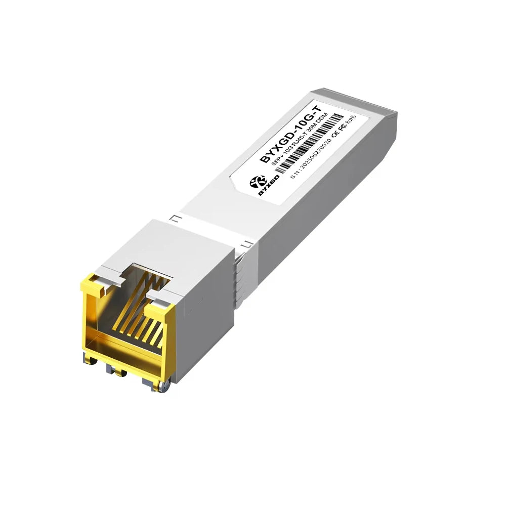 RJ45 SFP Module Adaptive Rate Plug and Play 1G / 10G  BASE-T SFP+ For Cisco/Ubiquiti/Dell, Copper SFP For Switch/Router/Server