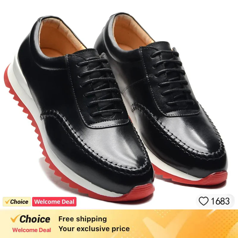 Men Shoes British Genuine Leather Shoes Comfortable Autumn 2026 New Lace Up Casual Shoes Crocodile Pattern Outdoor Men Sneakers