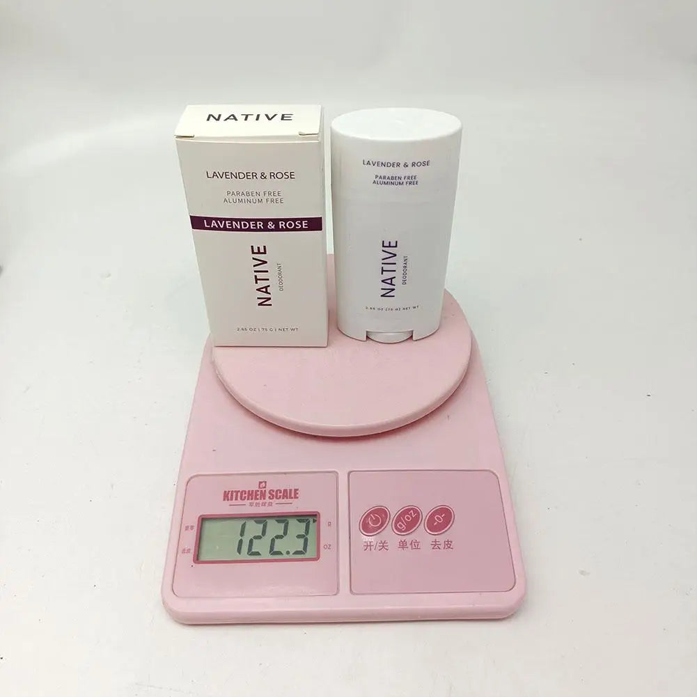 75g NATIVE Original Coconut Vanilla Deodorant Eucalyptus Mint Lavender Rose Sensitive Healthy Body Antiperspirant Cream Stick